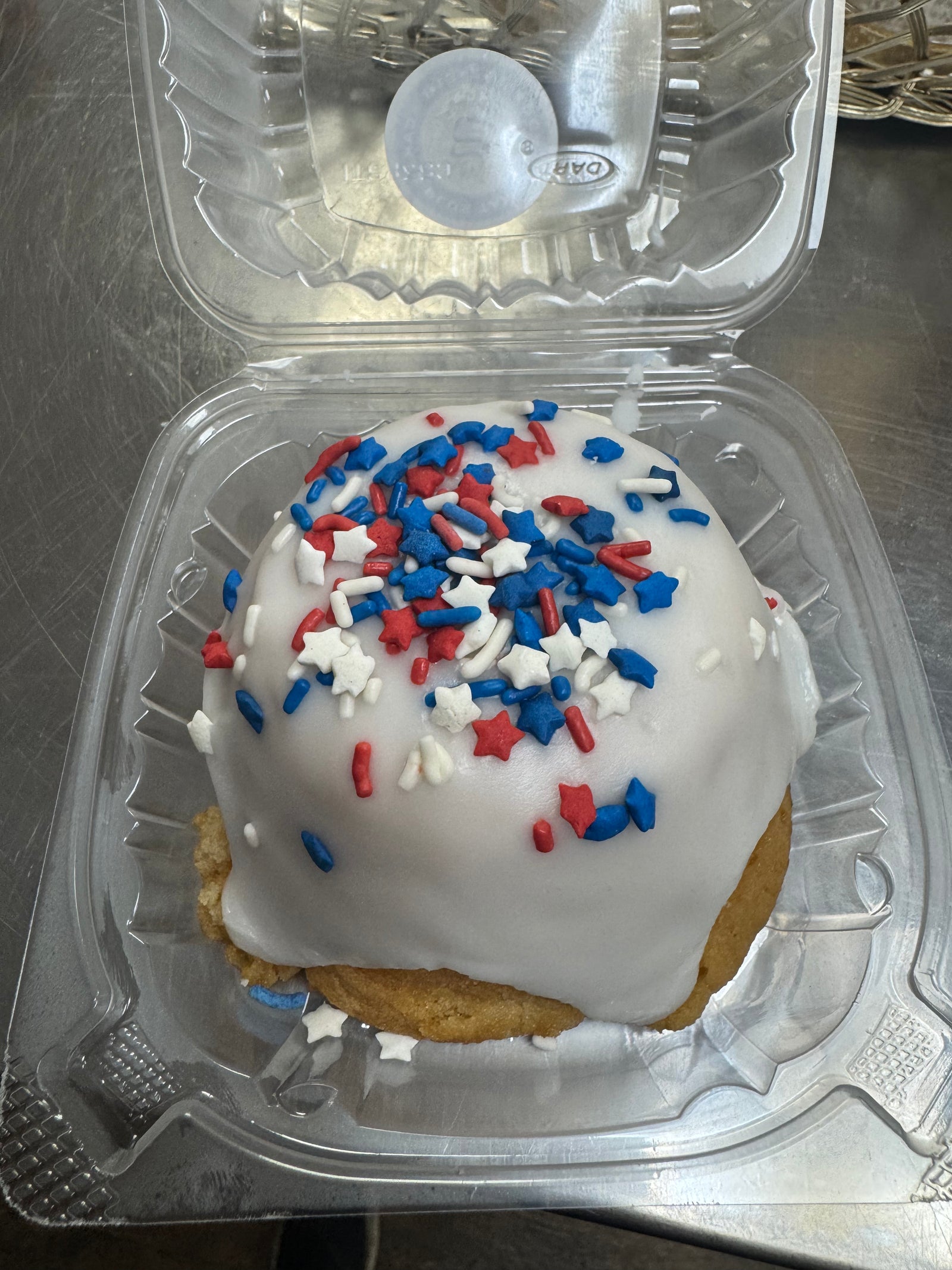 Red, White & Blue mini pound cake