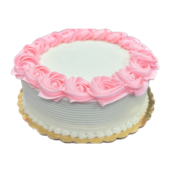 Ready Made Cake Pink Rosettes Cakes Plus Tampa